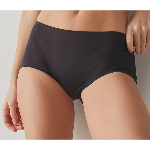 NWT Free People x WE ARE HAH Hipster Boyshort Panties Medium Black Seamless - Picture 1 of 15